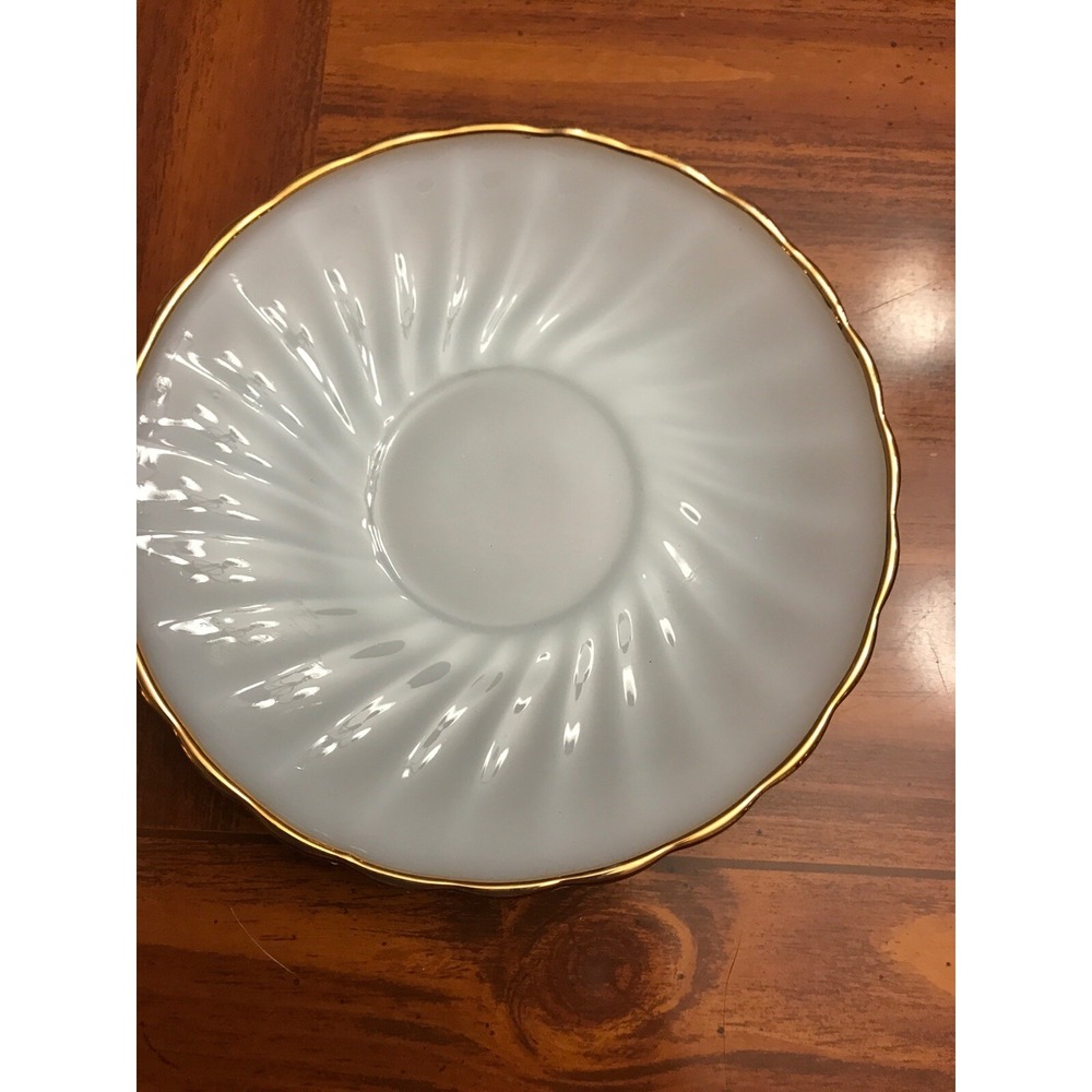 Oven proof‎ dinnerware anchor hocking white 6 Inch saucer plate